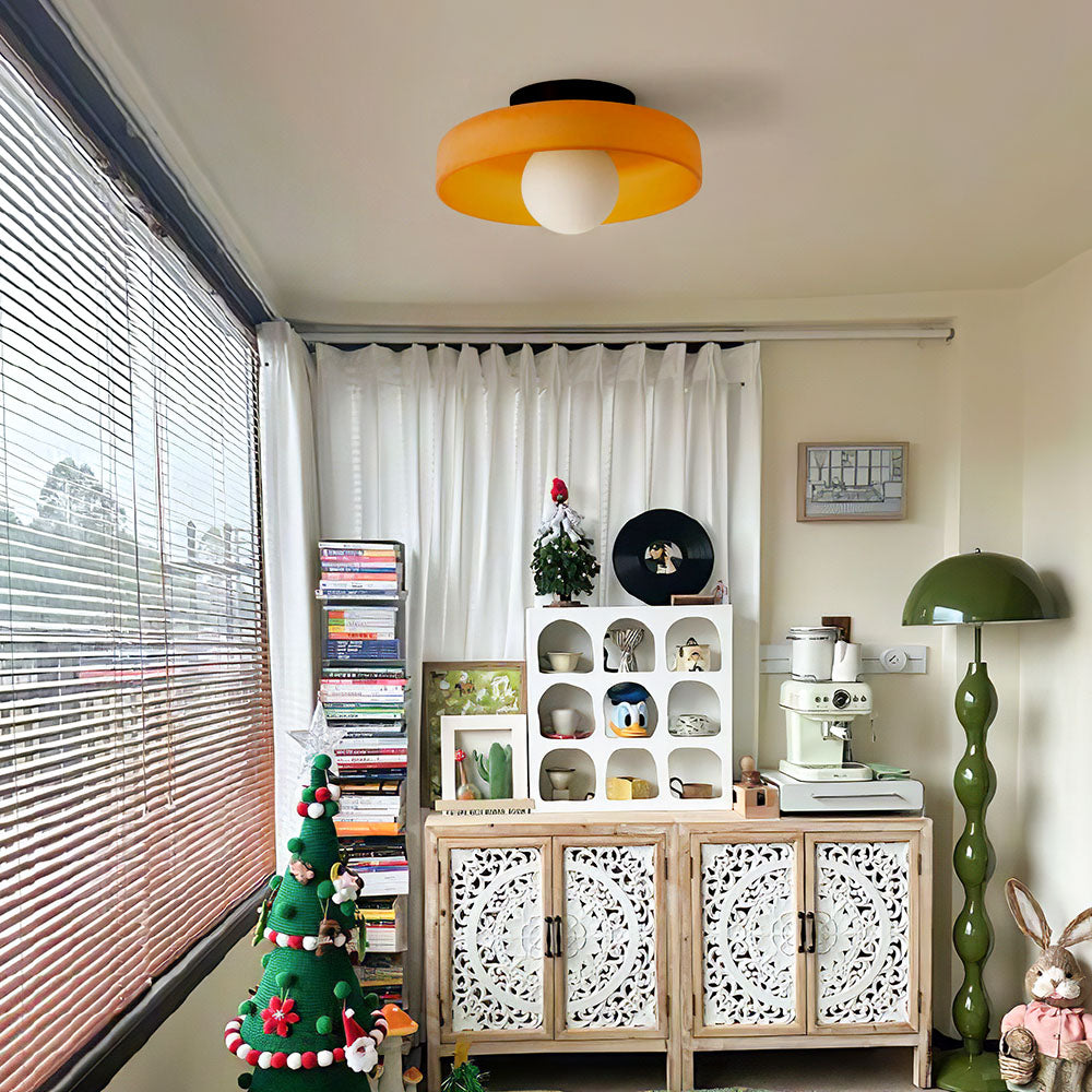 Glass Ceiling Light | 9.8–13.7in | Modern Glow | Elegant Interior Accent | Brick by Brick