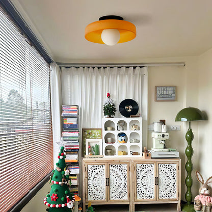 Glass Ceiling Light | 9.8–13.7in | Modern Glow | Elegant Interior Accent | Brick by Brick