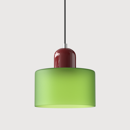 Bauhaus Glass Pendant Light | Modern Globe Design | Adjustable Ceiling Lamp | Brick by Brick