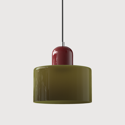 Bauhaus Glass Pendant Light | Modern Globe Design | Adjustable Ceiling Lamp | Brick by Brick
