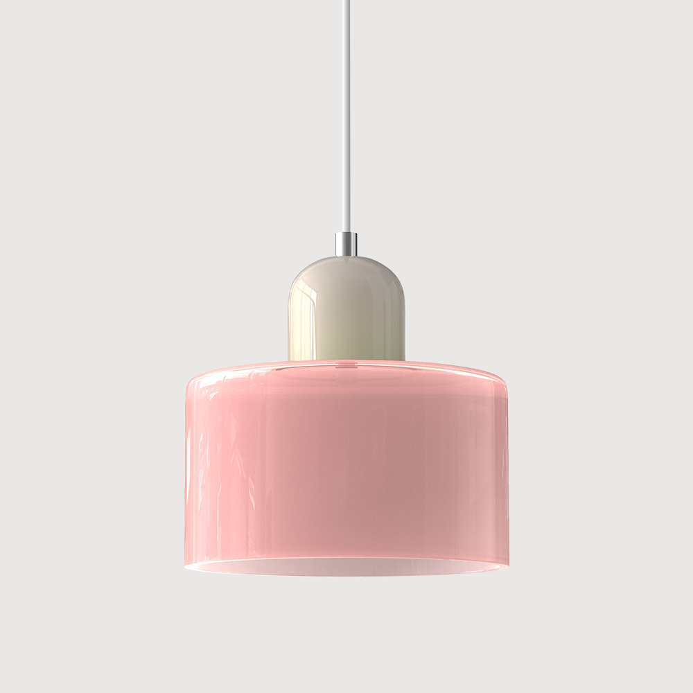Bauhaus Glass Pendant Light | Modern Globe Design | Adjustable Ceiling Lamp | Brick by Brick