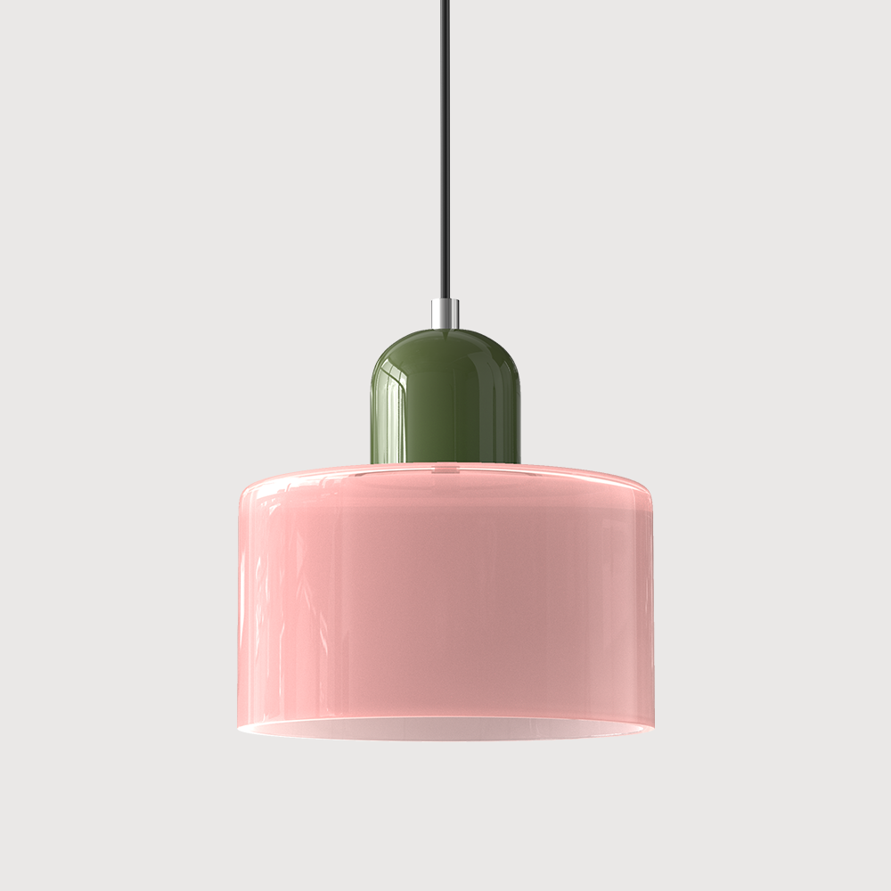 Bauhaus Glass Pendant Light | Modern Globe Design | Adjustable Ceiling Lamp | Brick by Brick