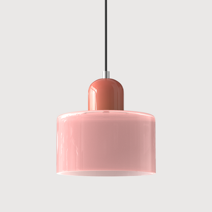 Bauhaus Glass Pendant Light | Modern Globe Design | Adjustable Ceiling Lamp | Brick by Brick