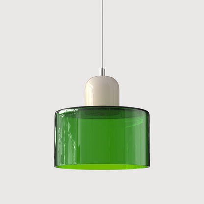 Bauhaus Glass Pendant Light | Modern Globe Design | Adjustable Ceiling Lamp | Brick by Brick