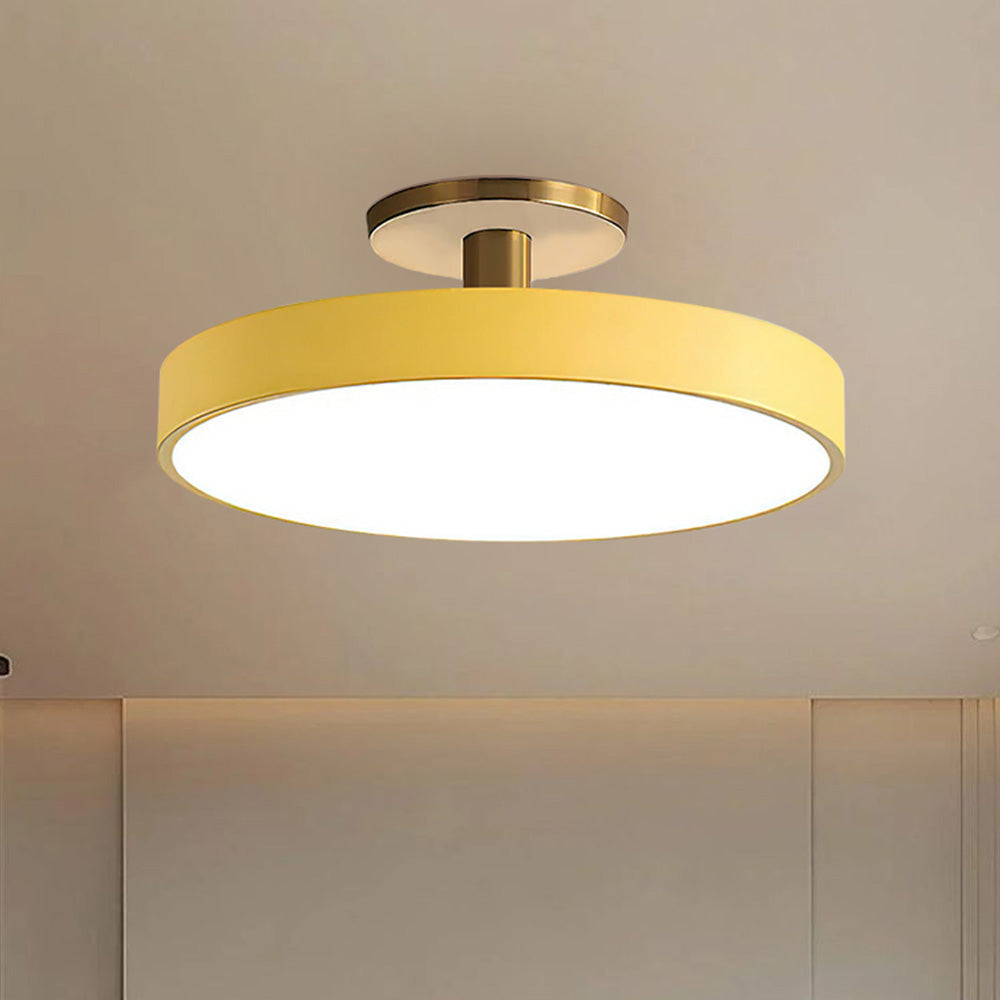 Modern Flush Mount Ceiling Light | 5.9×11.8–23.6 in | LED Round Fixture | Hardware + Acrylic | Brick by Brick