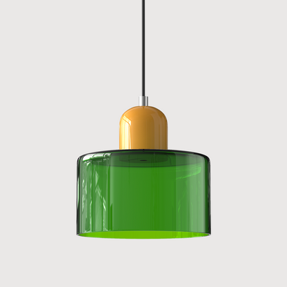 Bauhaus Glass Pendant Light | Modern Globe Design | Adjustable Ceiling Lamp | Brick by Brick