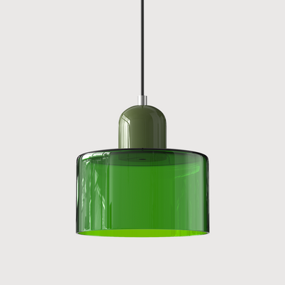 Bauhaus Glass Pendant Light | Modern Globe Design | Adjustable Ceiling Lamp | Brick by Brick
