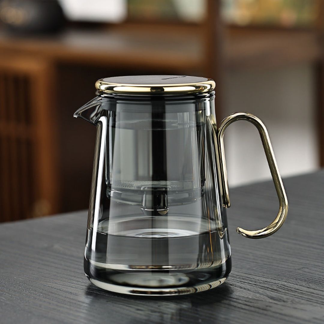 Magnetic Glass Teapot | 700ml | Precision Tea Maker | Borosilicate Glass & Stainless Steel | Brick by Brick