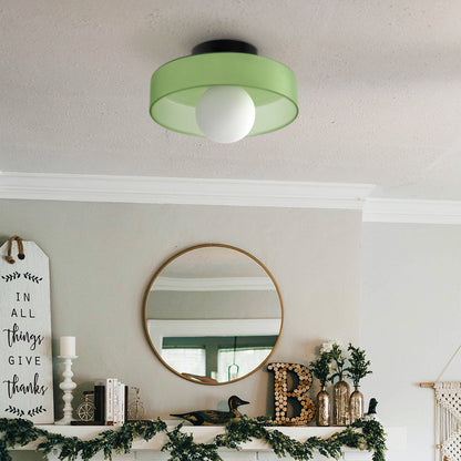 Glass Ceiling Light | 9.8–13.7in | Modern Glow | Elegant Interior Accent | Brick by Brick