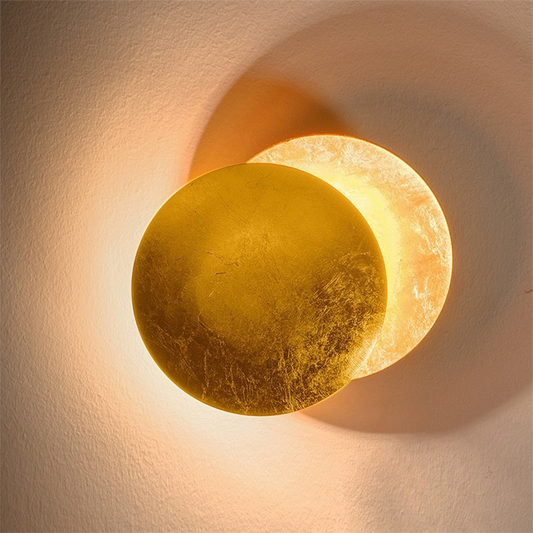 Rotating Round Wall Light | Modern LED Fixture | 7.8–9.8 in | Creative Iron Design | Brick by Brick