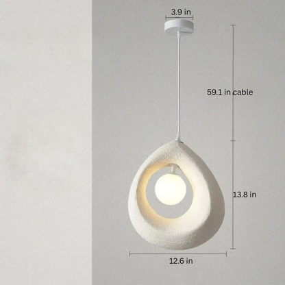 Japanese Wabi Sabi Pendant Light | 7.9 - 15.7 in | Nordic Style Modern Ceiling Lamp  | 110–240V | Brick by Brick