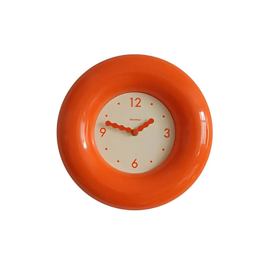 Bagel Wall Clock | 11.4 × 2 in | Silent Quartz Movement | Retro Modern Home Decor | Brick by Brick