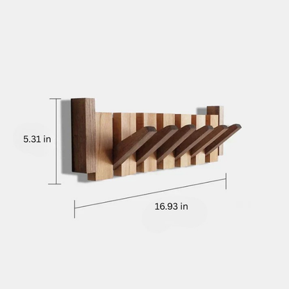 Piano-Inspired Coat Rack | Wall-Mounted Entryway Organizer | Stylish & Durable | Brick by Brick