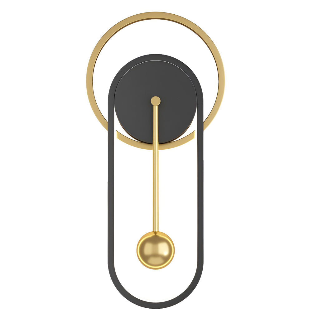 Wall Clock | Led Light | Silent Movement | Ambient Glow | Creative Modern Design