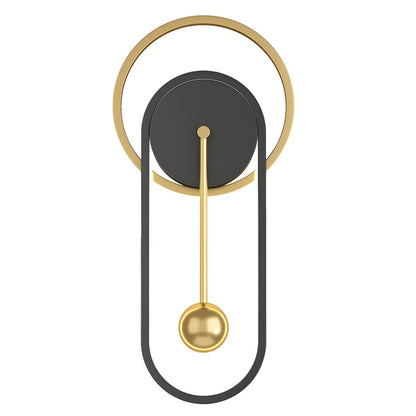 Wall Clock | Led Light | Silent Movement | Ambient Glow | Creative Modern Design
