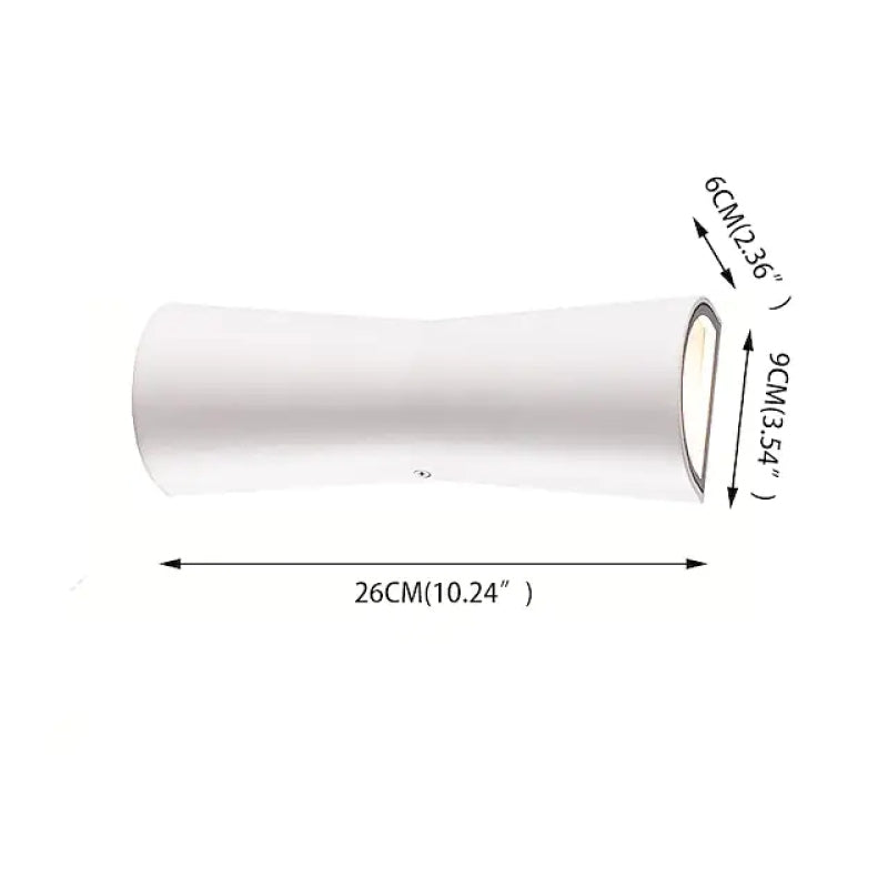 Orr Torch-Style Outdoor Wall Light | 10.24 x 3.5 x 2.4 in | Modern Minimalist LED | Outdoor Waterproof | Brick by Brick