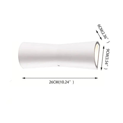 Orr Torch-Style Outdoor Wall Light | 10.24 x 3.5 x 2.4 in | Modern Minimalist LED | Outdoor Waterproof | Brick by Brick