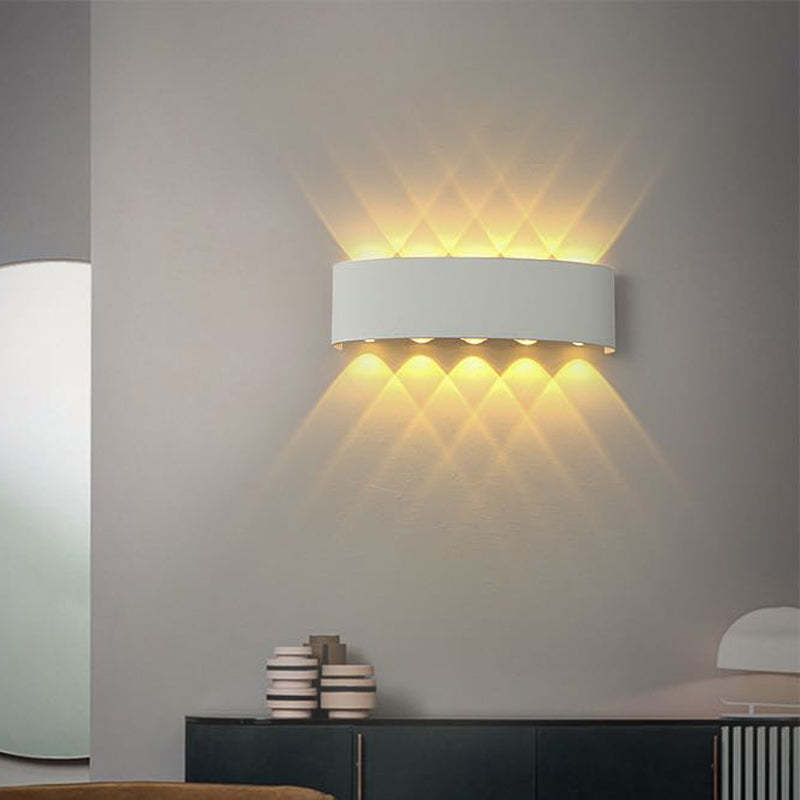 Waterproof RGB LED Wall Light | 3.15 x 3-12.4 in | Aluminum Outdoor & Indoor | Energy-Efficient | Brick by Brick
