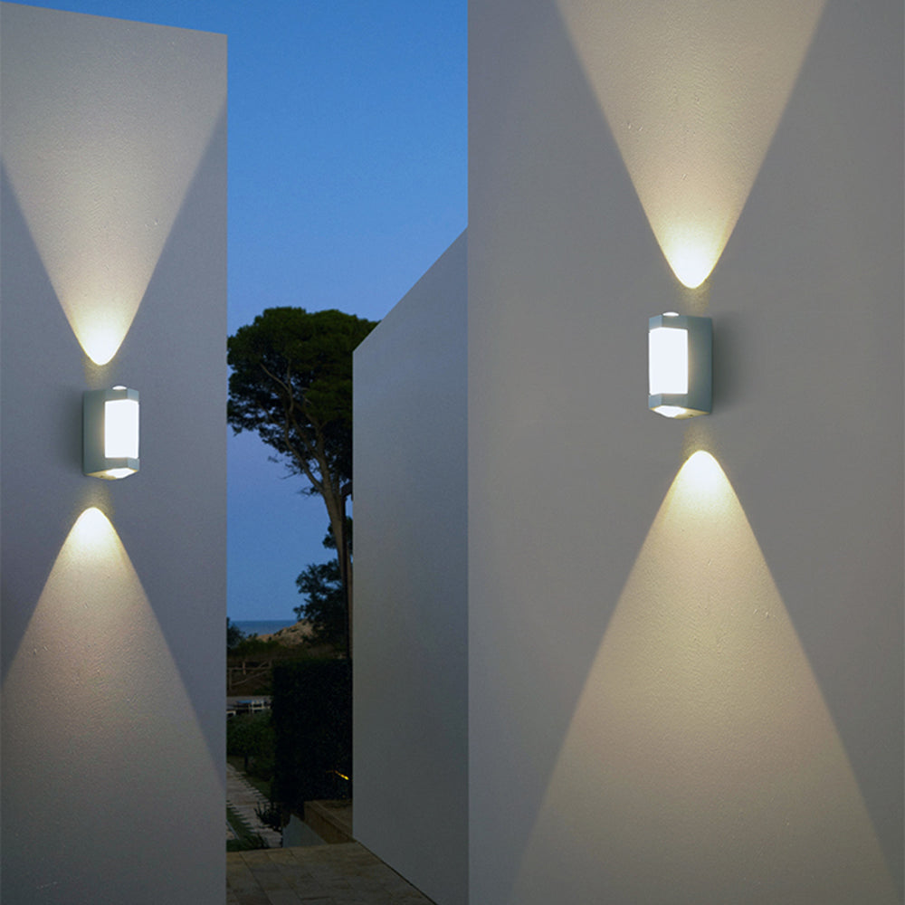 Orr Nordic Up-Down Outdoor Wall Lamp | 3.9″ × 1.97″ | Black or White | IP65 LED | Dual Direction | Brick by Brick