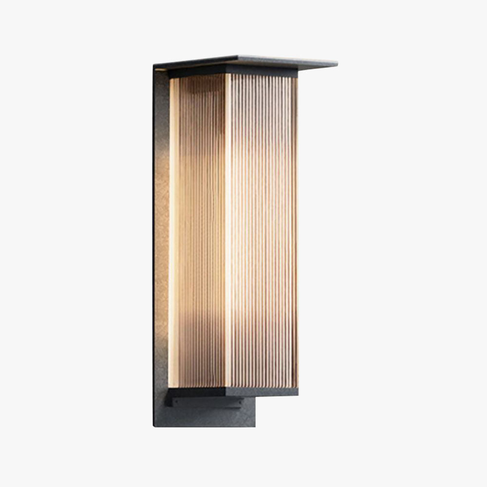 Outdoor LED Wall Light | 7.1"/14.2"/19.7" | Black Metal & Acrylic | IP54 Waterproof | Modern Design | Brick by Brick