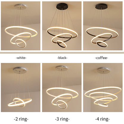 Modern Ring Pendant Light | 7.9 - 15.8 in | Metal & Silicon | Dimmable | Indoor | Brick by Brick