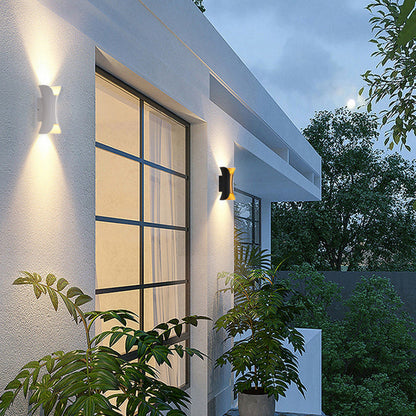 Waterproof LED Wall Lamp | 7.9–11.8 x 3.9–4.7 in | Aluminum & Glass | IP65 Rated Modern Outdoor Lighting | Brick by Brick