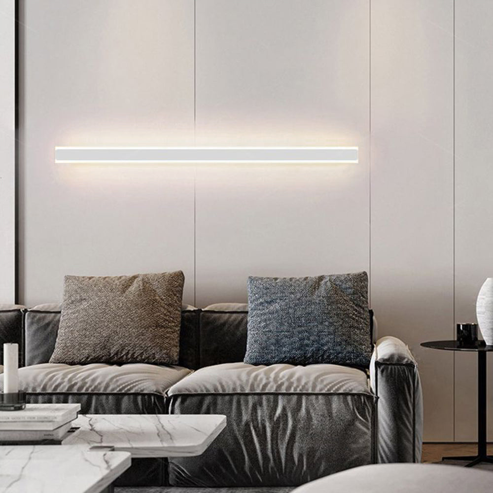Minimalist LED Linear Wall Lamp | Modern Metal & Acrylic Fixture | 23.6–47.2 in | Brick by Brick