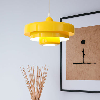 Bauhaus Style Iron Pendant Light | 8.27×13.78 in | Modern Mid-Century Hanging Fixture | Brick by Brick