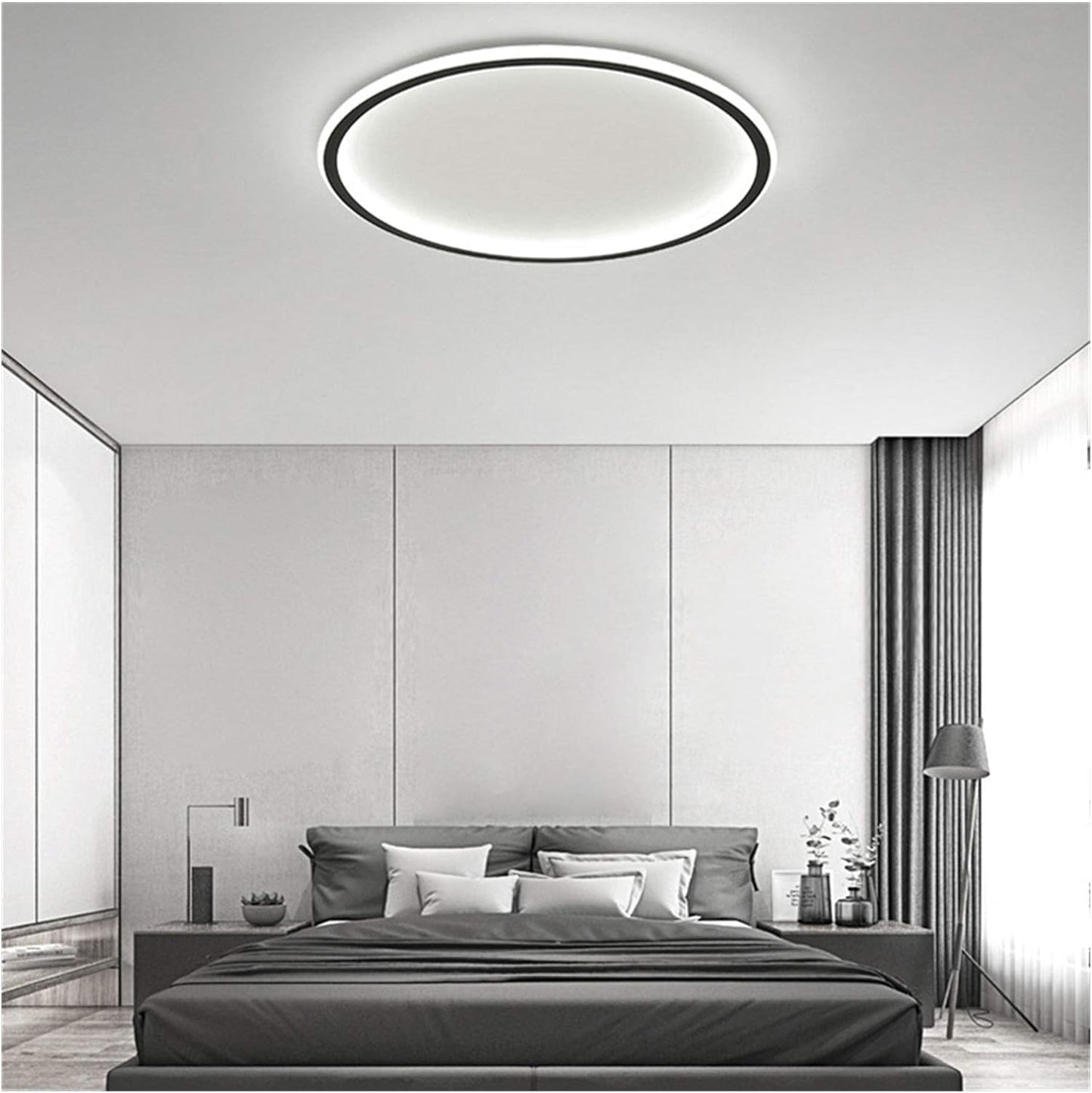 Modern Minimalist Disc Ceiling Light | Soft LED Glow | Contemporary Lighting | Elegant Interior Upgrade | Brick by Brick