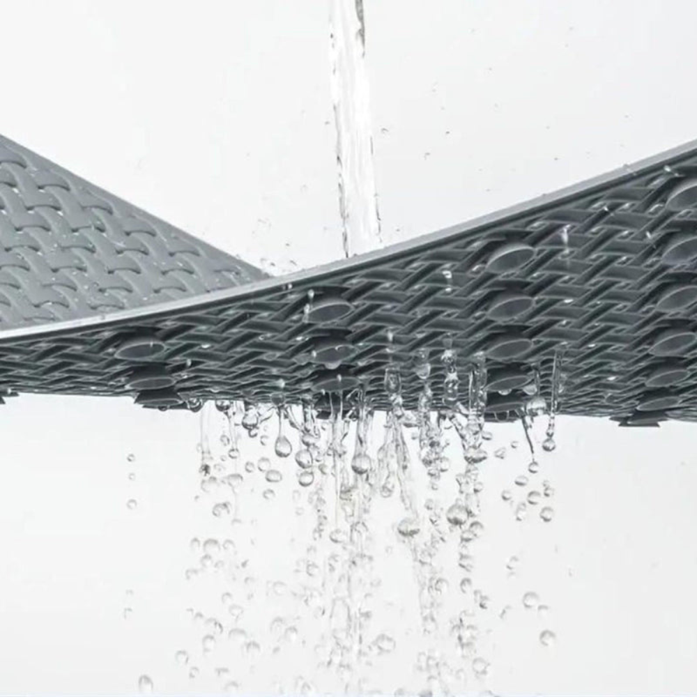 Non Slip Bathtub Mat | Anti-Mold PVC Bath & Shower Safety Mat with Drain Holes | Brick by Brick