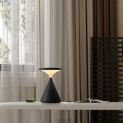 Rechargeable LED Table Lamp | 100h Runtime | Warm White Light | Minimalist & Touch-Dimmable