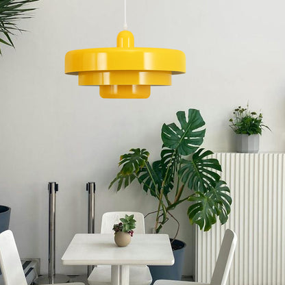 Bauhaus Style Iron Pendant Light | 8.27×13.78 in | Modern Mid-Century Hanging Fixture | Brick by Brick
