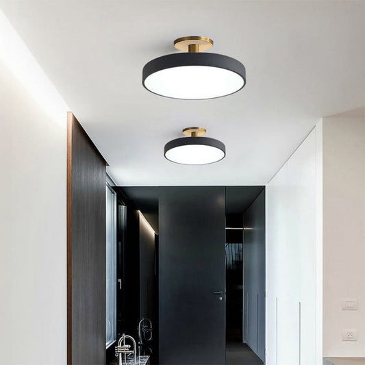 Modern Flush Mount Ceiling Light | 5.9×11.8–23.6 in | LED Round Fixture | Hardware + Acrylic | Brick by Brick