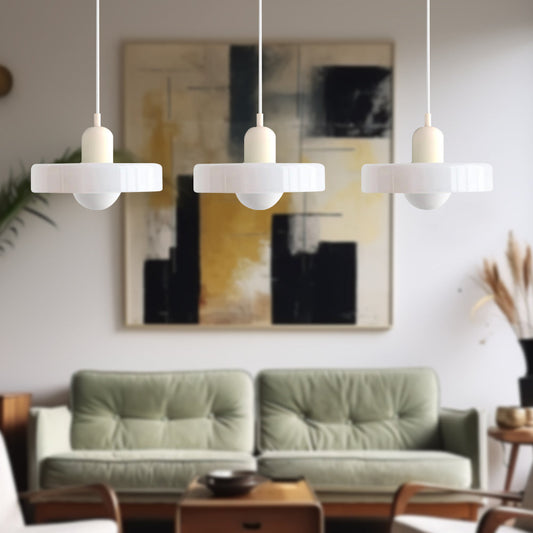 3-Light Glass Chandelier | 59.06 x 38.98 in | Contemporary Ceiling Fixture | Elegant Home Décor Lighting | Brick by Brick