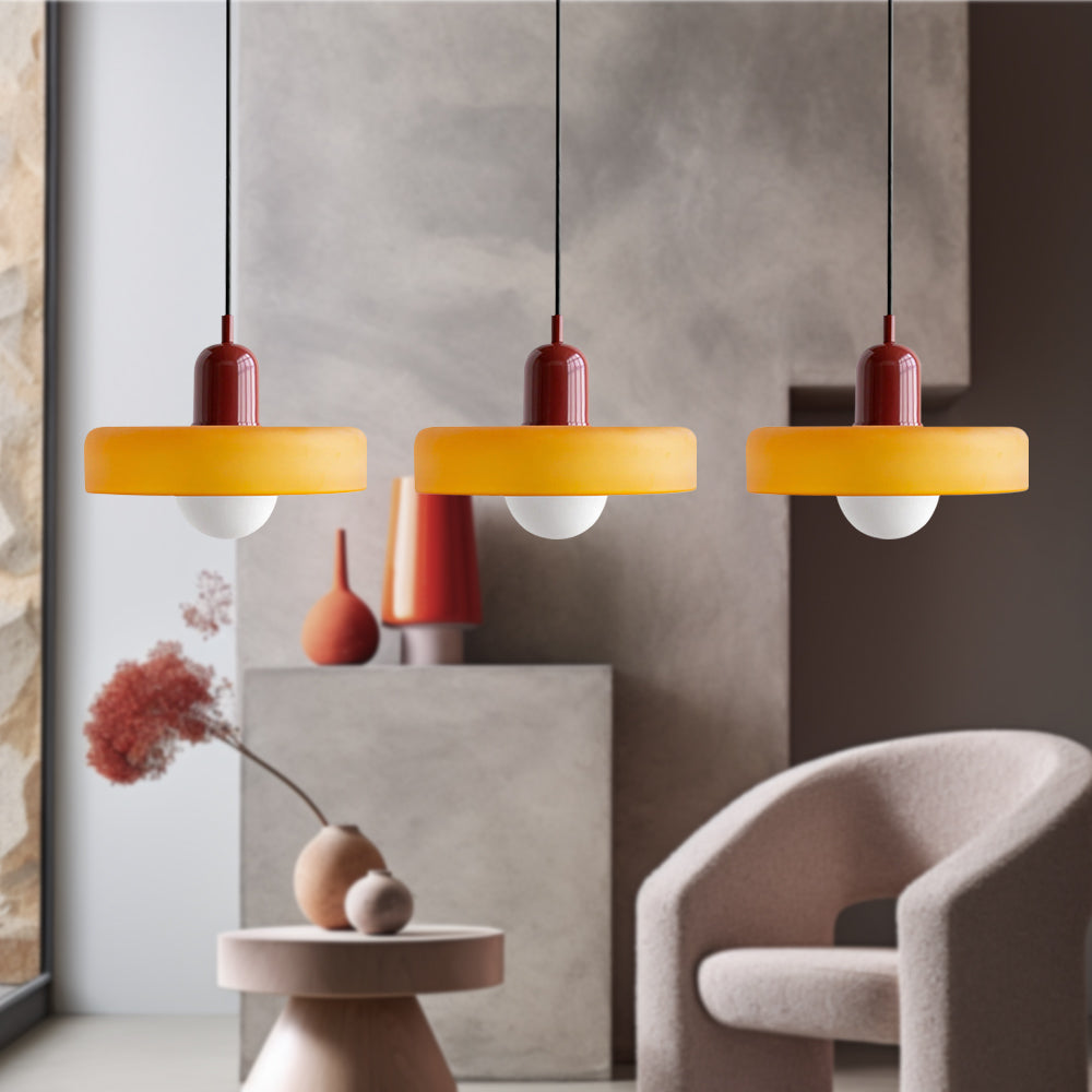 3-Light Glass Chandelier | 59.06 x 38.98 in | Contemporary Ceiling Fixture | Elegant Home Décor Lighting | Brick by Brick