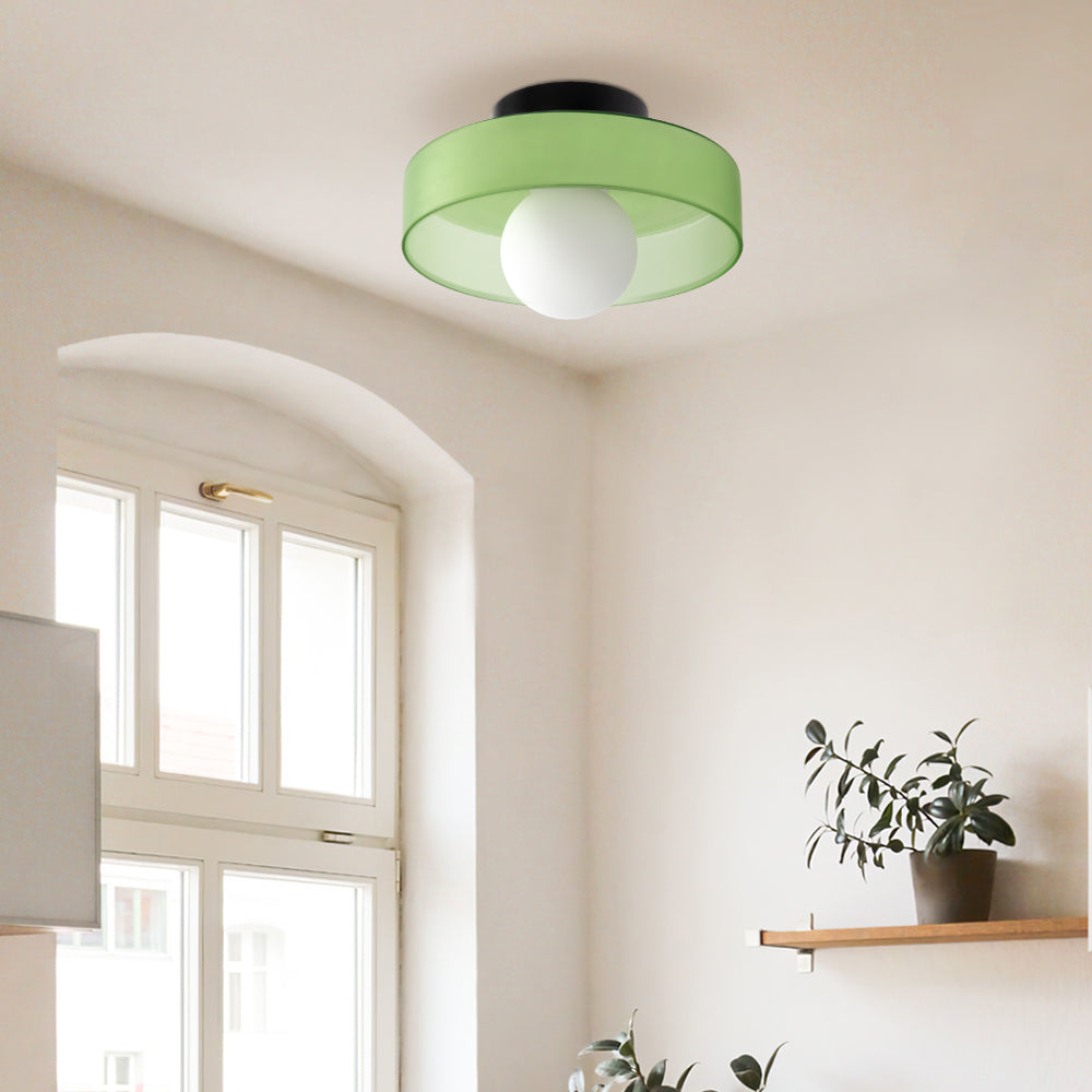 Glass Ceiling Light | 9.8–13.7in | Modern Glow | Elegant Interior Accent | Brick by Brick