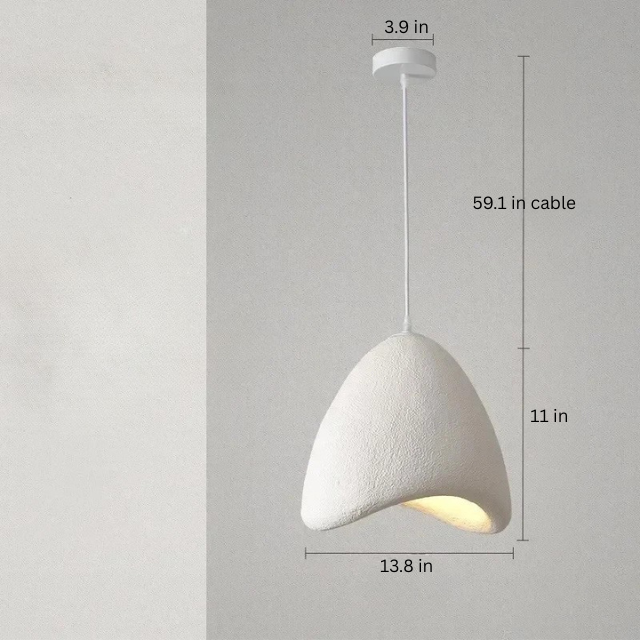 Japanese Wabi Sabi Pendant Light | 7.9 - 15.7 in | Nordic Style Modern Ceiling Lamp  | 110–240V | Brick by Brick