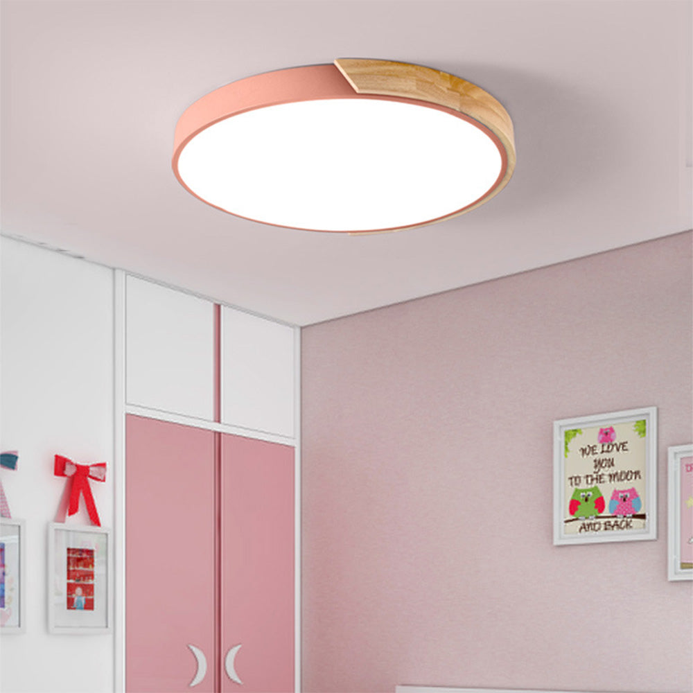 Colorful LED Round Ceiling Light | Modern Acrylic Fixture | Vibrant Decorative Lighting | Brick by Brick