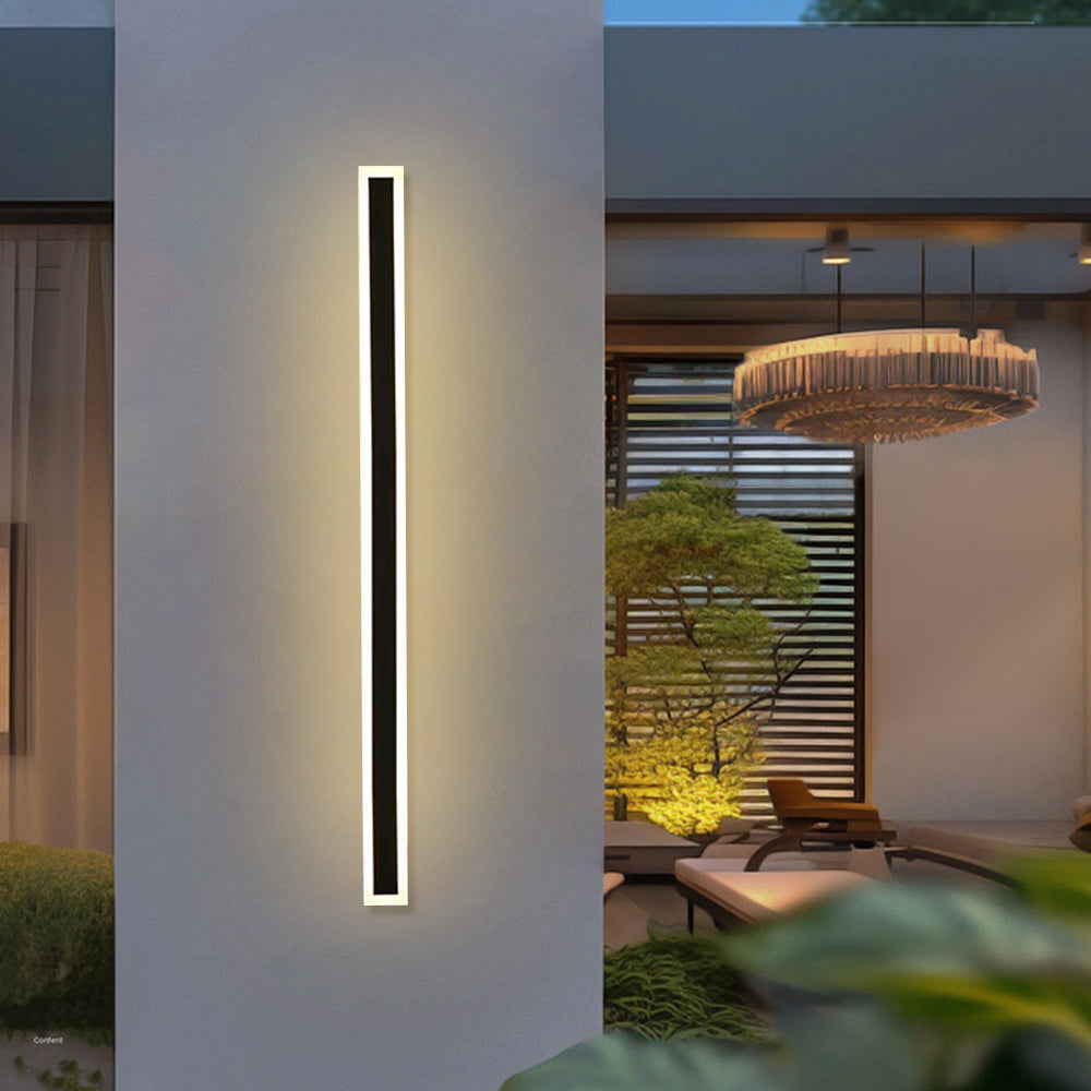 LED Outdoor Wall Lights | 11.8–47.2 x 3.1 in | Waterproof IP65 Modern Acrylic Lighting | Brick by Brick