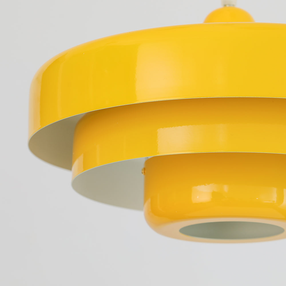 Bauhaus Style Iron Pendant Light | 8.27×13.78 in | Modern Mid-Century Hanging Fixture | Brick by Brick