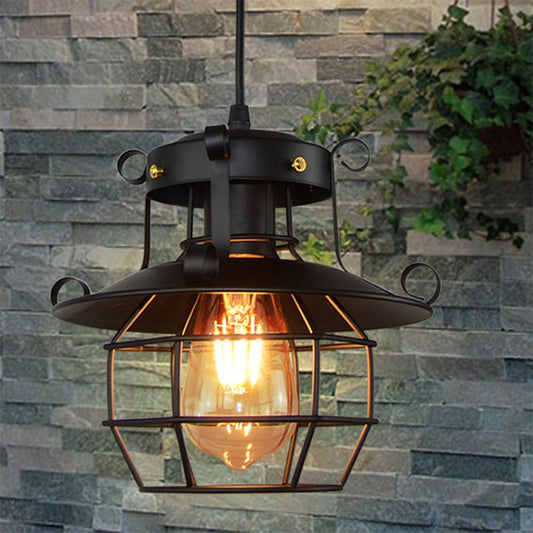 Vintage Pendant Light | 8.7 in | Industrial Retro Ceiling Lamp | Adjustable Hanging Fixture | Brick by Brick