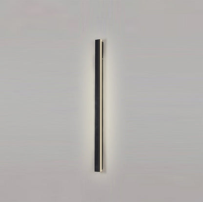 Industrial Outdoor LED Wall Light | 11.8–47.2 x 2 in | Black Acrylic Long Fixture | IP65 Waterproof Exterior Lighting | Brick by Brick