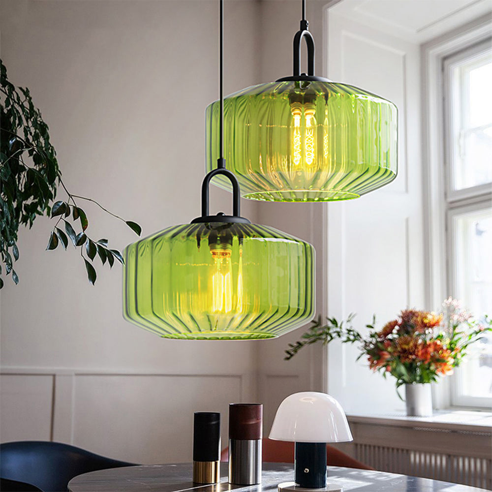 Contemporary Glass Pendant Lighting | 6.29 x 11.02 in | Stylish Ceiling Fixture | Perfect for Decor | Brick by Brick