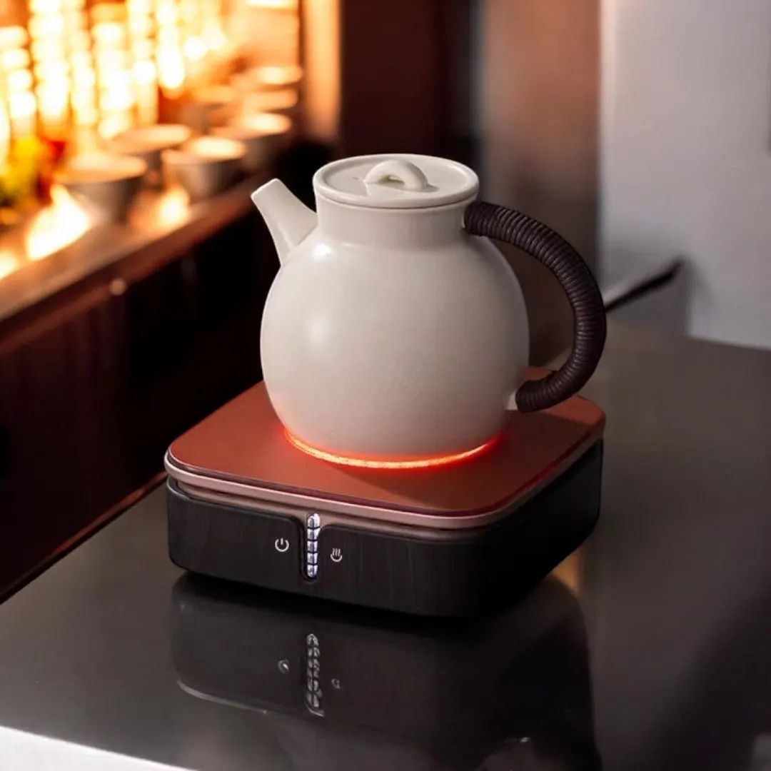 Electric Ceramic Hot Plate | 1000W Portable Heater | Adjustable Temperature | Brick by Brick