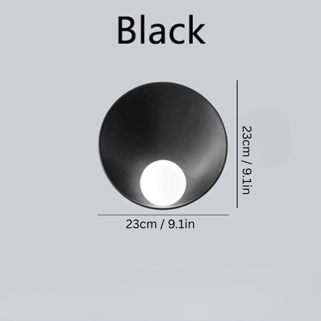 Contemporary Wall Sconce | 9.1 x 9.1 in | LED Light with Sculptural Shade | Adjustable Lighting | Brick by Brick