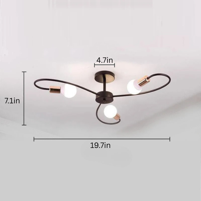 Modern Industrial Ceiling Lamp | L19.69-32.68 in | E27 Pendant Light | Retro Iron Chandelier | Brick by Brick