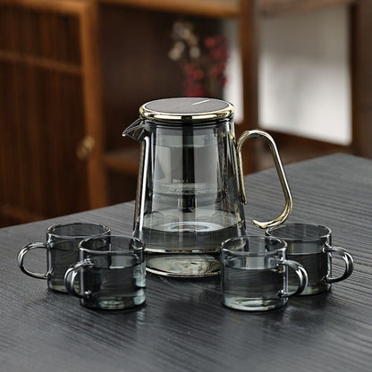 Magnetic Glass Teapot | 700ml | Precision Tea Maker | Borosilicate Glass & Stainless Steel | Brick by Brick