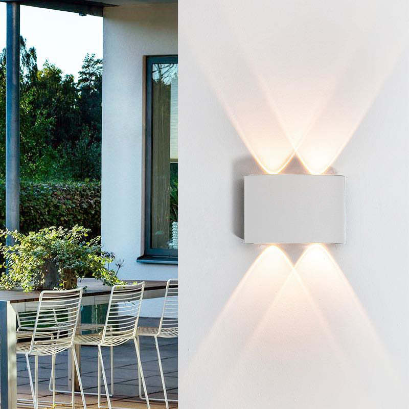 Waterproof RGB LED Wall Light | 3.15 x 3-12.4 in | Aluminum Outdoor & Indoor | Energy-Efficient | Brick by Brick