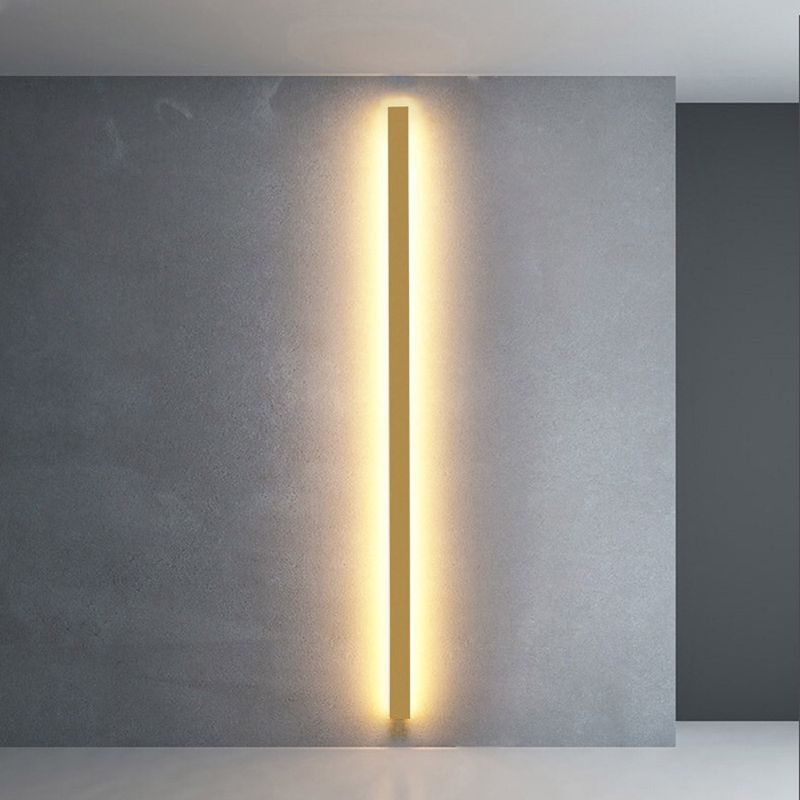 Minimalist LED Linear Wall Lamp | Modern Metal & Acrylic Fixture | 23.6–47.2 in | Brick by Brick