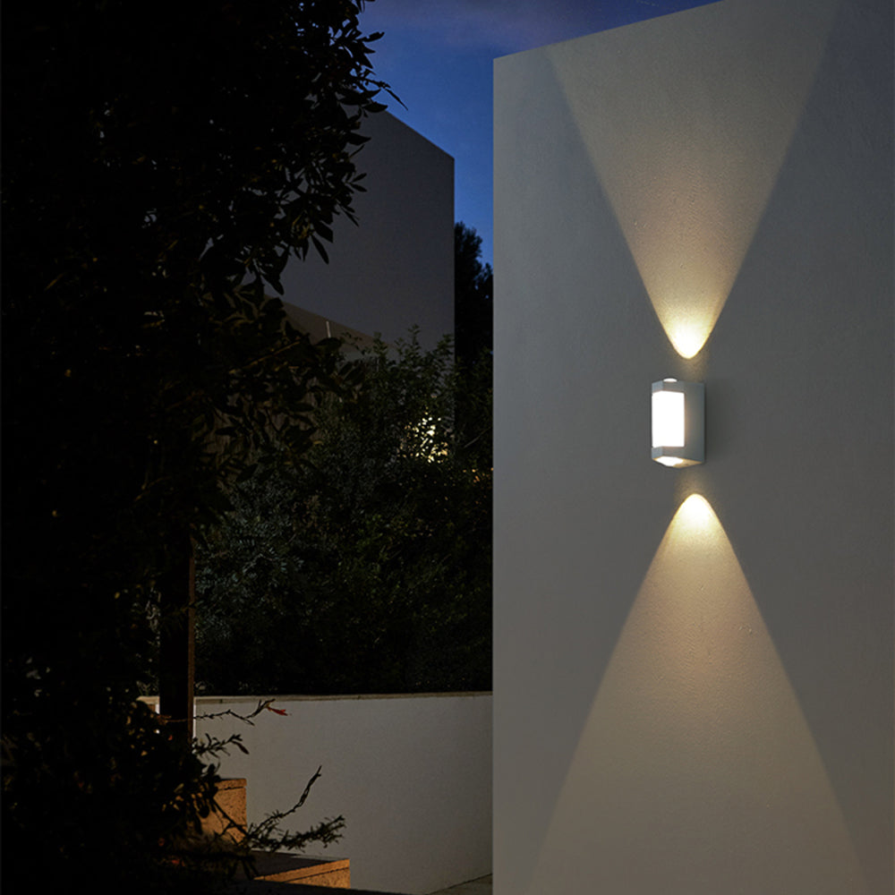 Orr Nordic Up-Down Outdoor Wall Lamp | 3.9″ × 1.97″ | Black or White | IP65 LED | Dual Direction | Brick by Brick